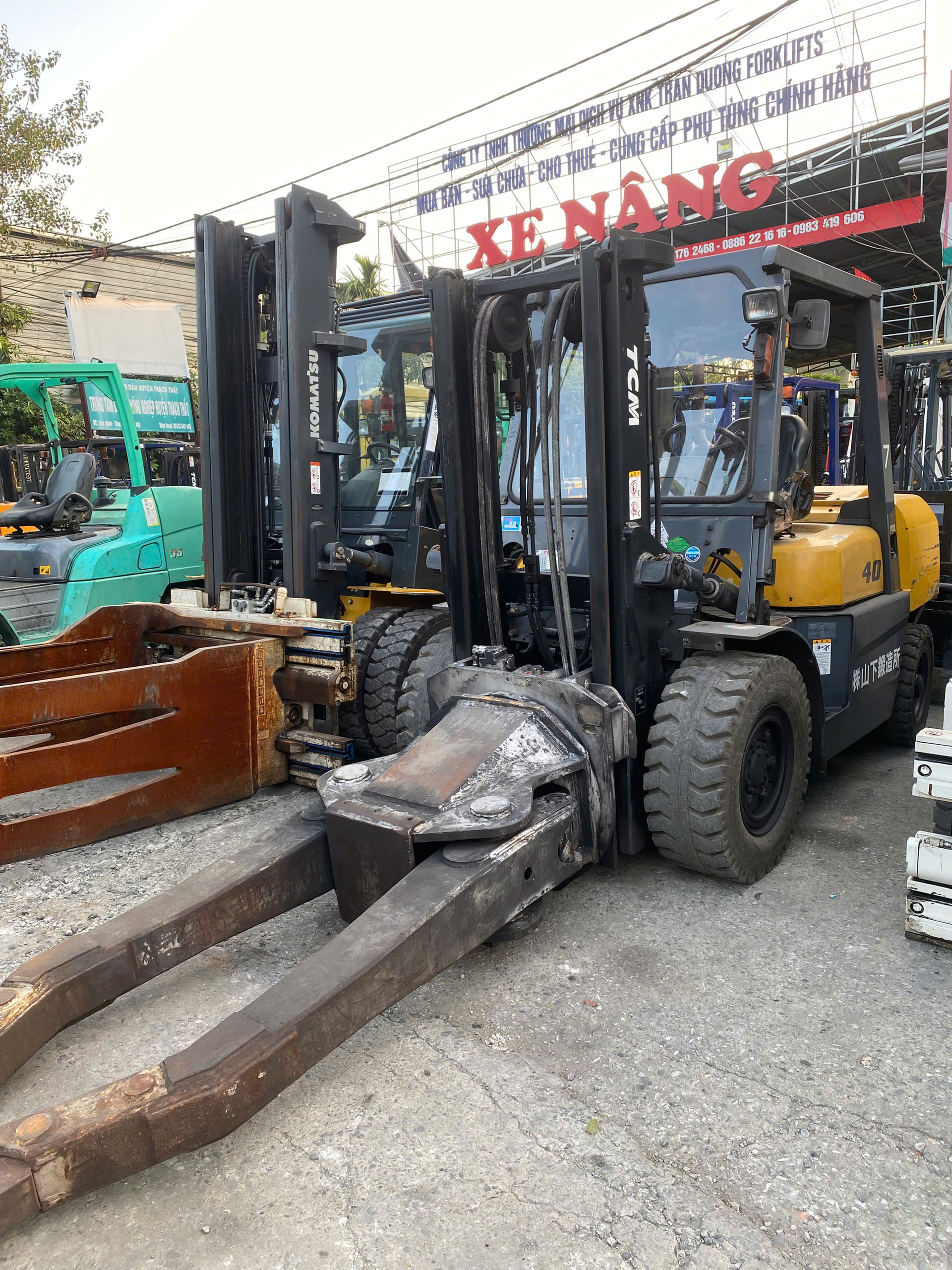 Xe Nâng Dầu TCM 4 Tấn Xe Nâng Dầu TCM 4 Tấn