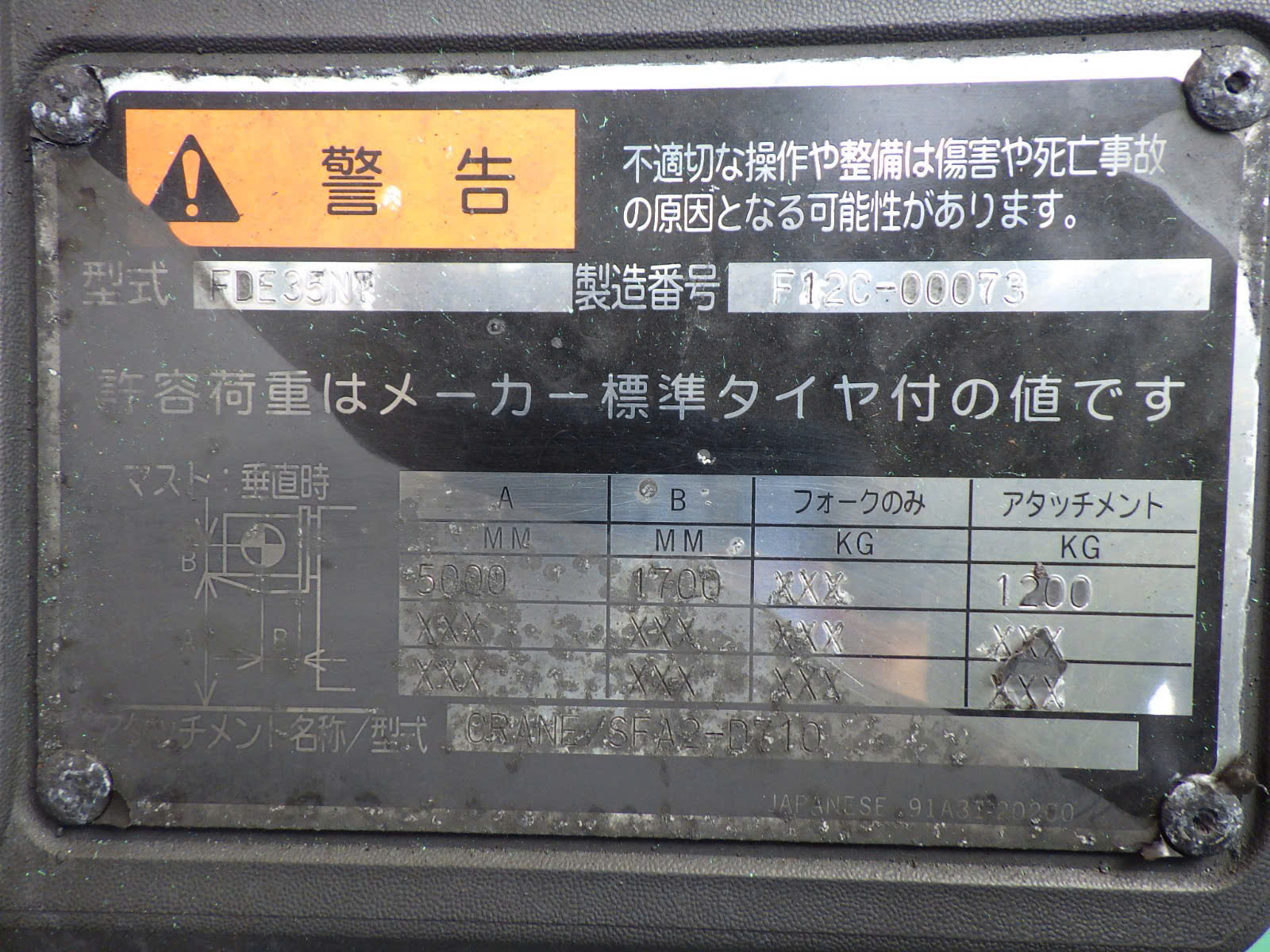 Xe Nâng Dầu Mitsubishi 3,5 Tấn Xe Nâng Dầu Mitsubishi 3,5 Tấn